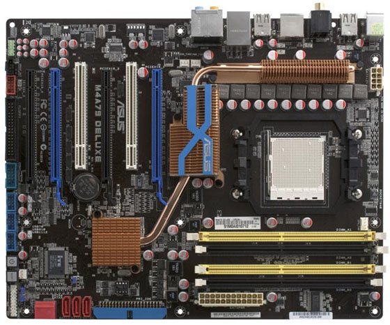 Материнская плата ASUS M4A79 Deluxe на базе AMD 790FX