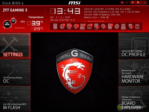 MSI Z97 GAMING 5