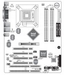 Блок-схема материнaской платы DFIITOX G7S620-N