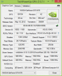 Скриншот GPU-Z ASUS GeForce GTX 670 DirectCU Mini 2 Гбайт