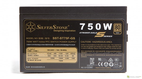 SILVERSTONE STRIDER GOLD SST ST75F-GS V2