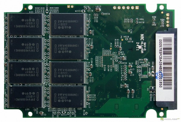 OCZ Vertex3 SSD - PCB - back