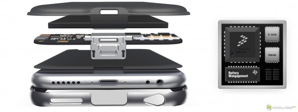 KUNER Classic Battery and Memory Case for iPhone 6