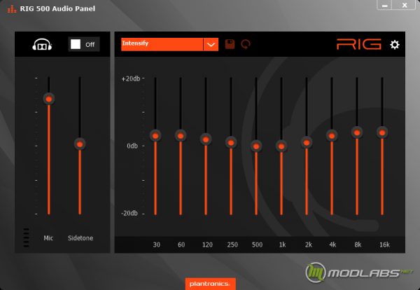 Plantronics RIG 500E