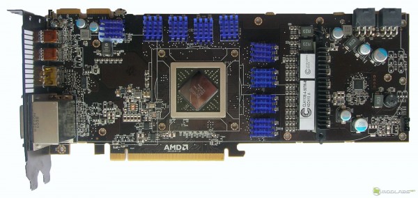 Sapphire Radeon HD6950 - memory and vrm heatsinks