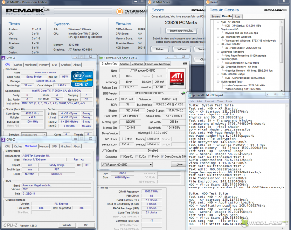 PCMark05 v1.2.2.1901 - Crucial RealSSD C300 @ Marvell 9182 SATA3