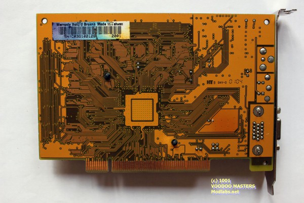 PowerColor evilKING 3 Pro C355 VER:2.0 16MB SDRAM 5.5ns 166MHz PCI - Made in Taiwan - 0104