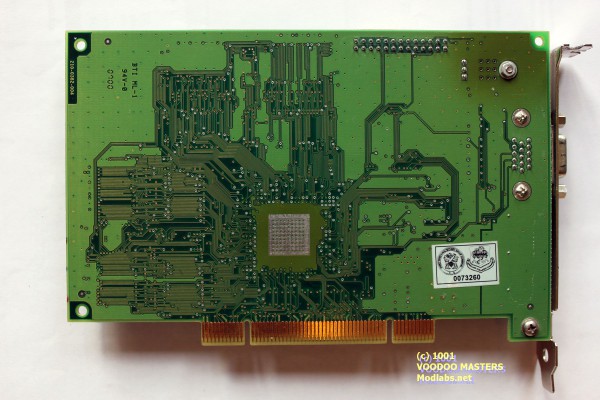 STB 3dfx Voodoo3 3000 Rev D 16MB SGRAM 5.5ns 166MHz PCI - Product of Mexico - 0700 - 210-0382-004