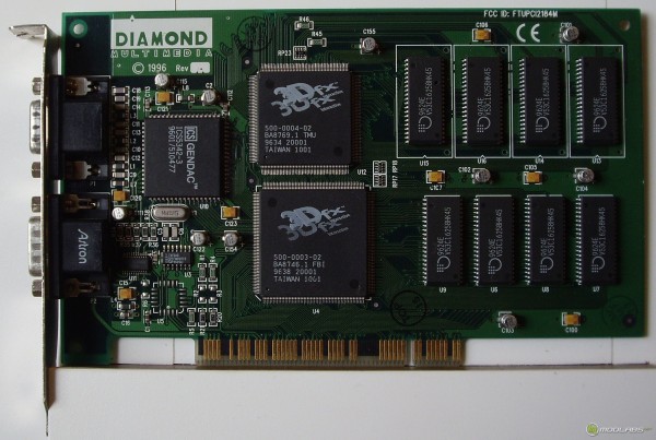 Diamond Voodoo Graphics 4 Mb front