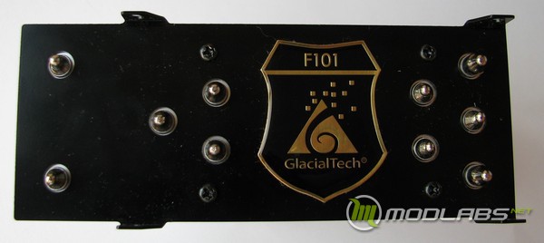 Обзор GlacialTech F101, вид кулера GlacialTech F101 сверху