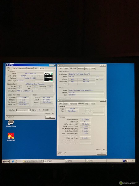 AMD Athlon XP 2500+ Barton on 7IXE4