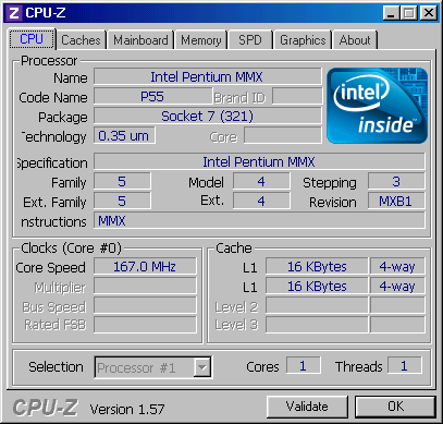 Pentium MMX 166