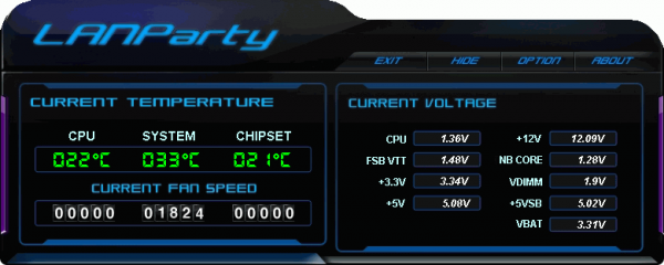 DFI Lanparty UT X58-T3eH8 Default Skin for ITE Smart Guardian