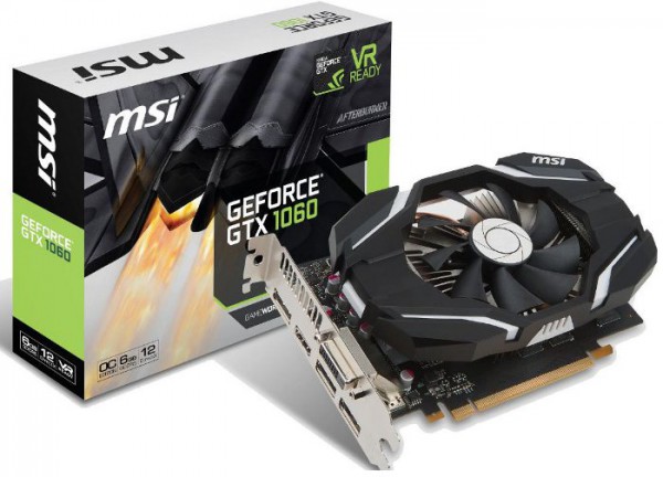 MSI GeForce GTX 1060 6G OC Armor