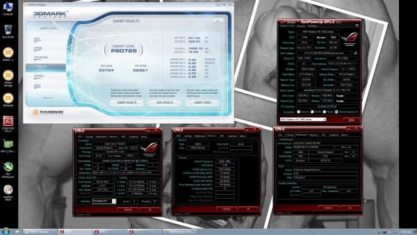 Разгон четырёх видеокарт Radeon HD 7970