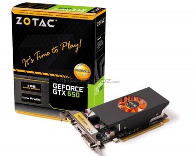 Видеокарта ZOTAC GeForce GTX 650 LP