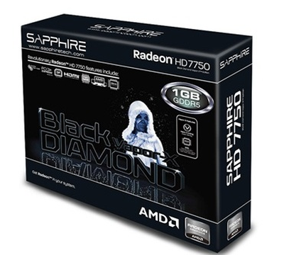 Видеокарта Sapphire Radeon HD 7750 OC "Black Diamond".