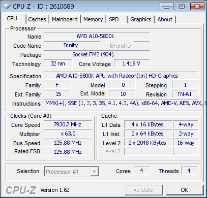 Процессор A10-5800K