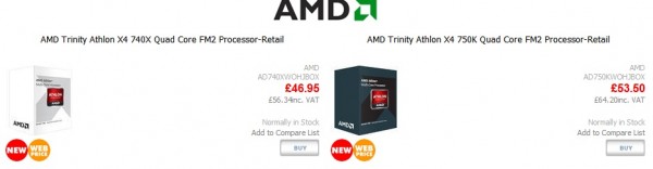 AMD, Piledriver, Trinity