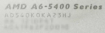 A6-5400, A8-5500, A8-5600, A10-5700, A10-5800