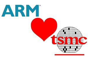 ARM и TSMC логотипы