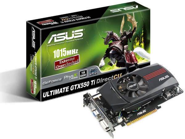 Видеокарта ASUS GeForce GTX 550 Ti Ultimate Edition