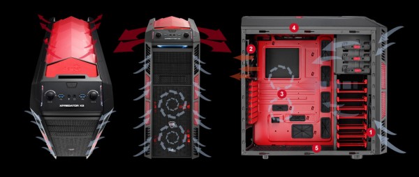 AeroCool XPreadator X3 Devil Red Edition