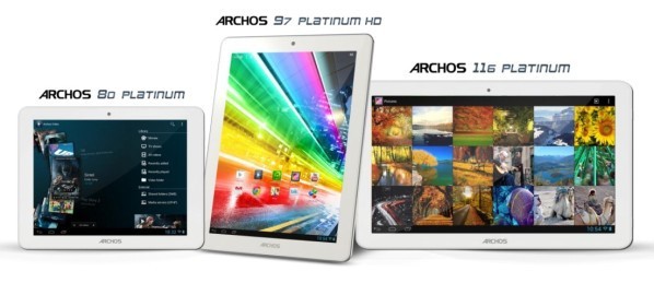 Archos, 80 Platinum, 97 Platinum, 116 Platinum