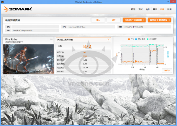 Core i7-4800MQ Fire Strike