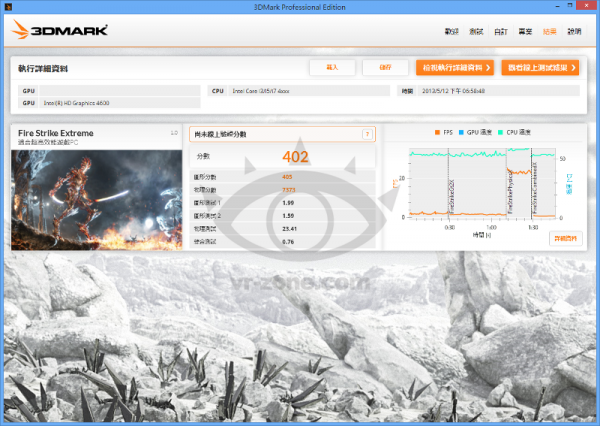 Core i7-4800MQ Fire Strike Extreme