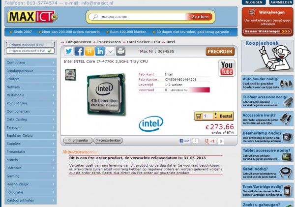 Core i7-4770K