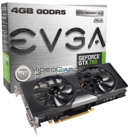 EVGA GeForce GTX 760 FTW 4GB with ACX Cooler