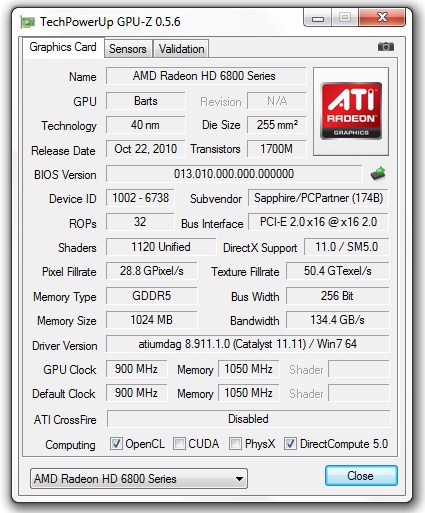 GPU-Z 0.5.6