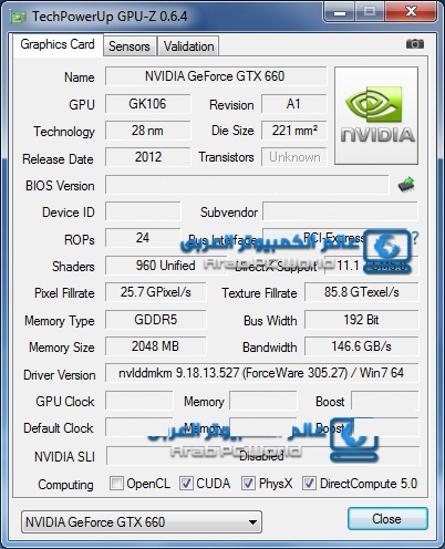 NVIDIA GeForce GTX 660