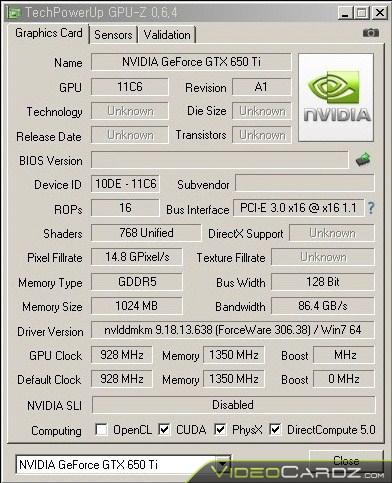 GeForce GTX 650 Ti