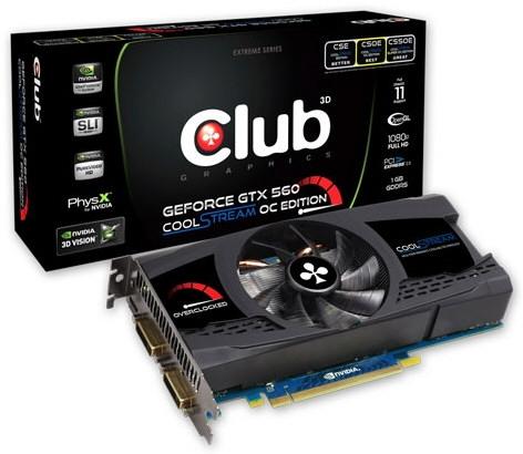 3D Club GeForce GTX 560 CoolStream Edition OC