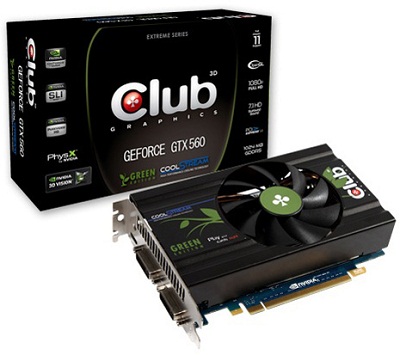 3D Club GTX 560 Green Edition (CGNX-X56024G)