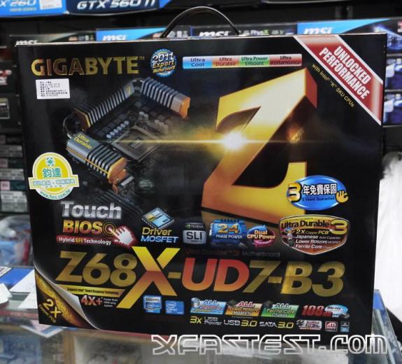 Материнская плата Gigabyte GA-Z68X-UD7-B3