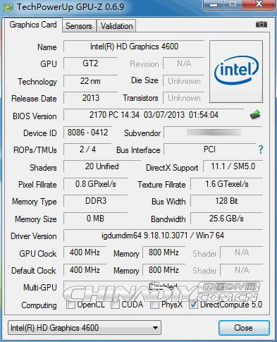 Intel Haswell Core i5