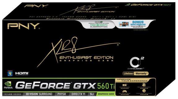 Видеокарта PNY GeForce GTX 560 Ti OC2