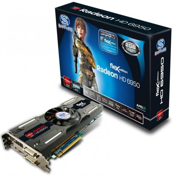 Видеокарта Sapphire Radeon HD 6950 FleX