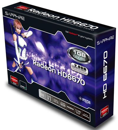 Sapphire Radeon HD 6670 Low Profile