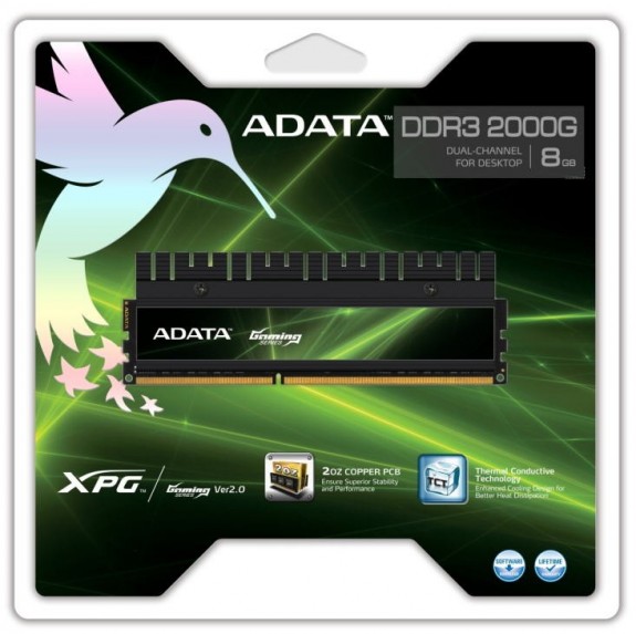 Оперативная память A-Data 8ГБ DDR3-2000G