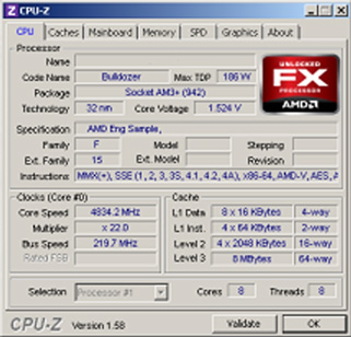 AMD Zambezi Bulldozer OBR