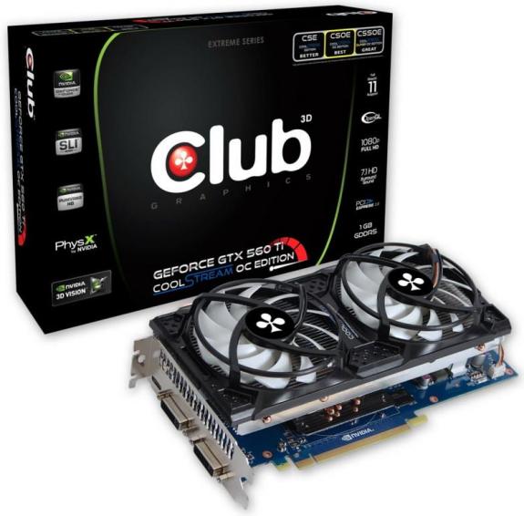 Club 3D GTX 560 Ti CoolStream OC Edition