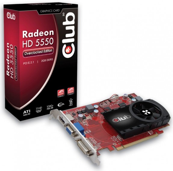 Club 3D Radeon HD 5550 Overclocked Edition