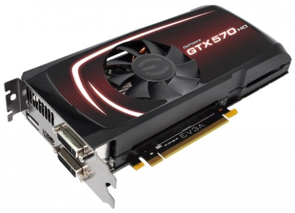 Видеокарта EVGA GeForce GTX 570 HD