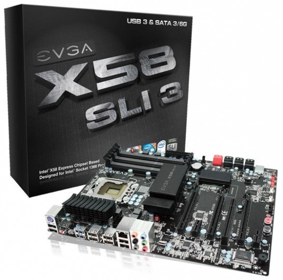 Материнская плата EVGA X58 SLI3