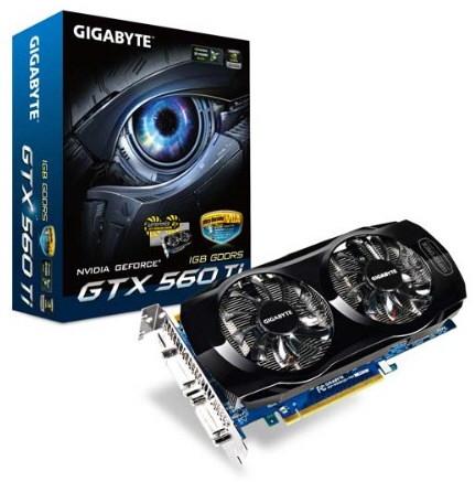 Gigabyte GV-N560UD-1GI rev. 2.0, 3.0