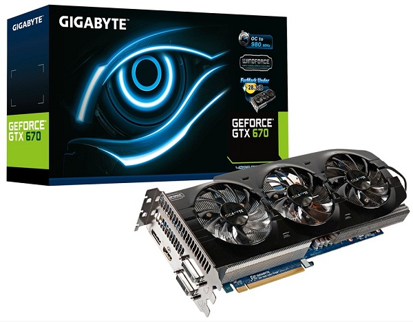 Gigabyte GeForce GTX 670 WindForce 3X